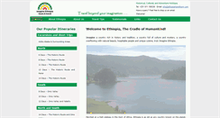 Desktop Screenshot of ethiopiatraveltours.com